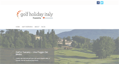 Desktop Screenshot of golfholidayitaly.com